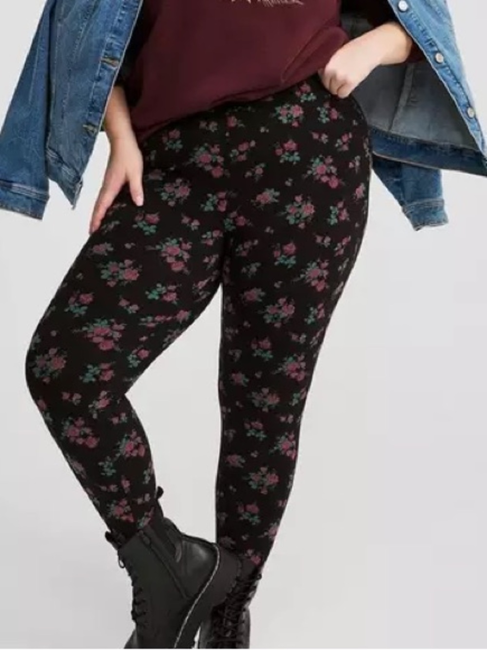 Floral Print Leggings